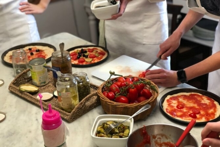 Pasta or Pizza cooking class in Cortona, vegetarian and vegan with lunch