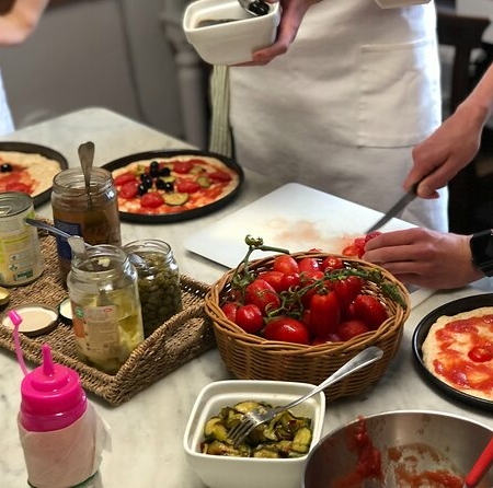 Pasta or Pizza cooking class in Cortona, vegetarian and vegan with lunch